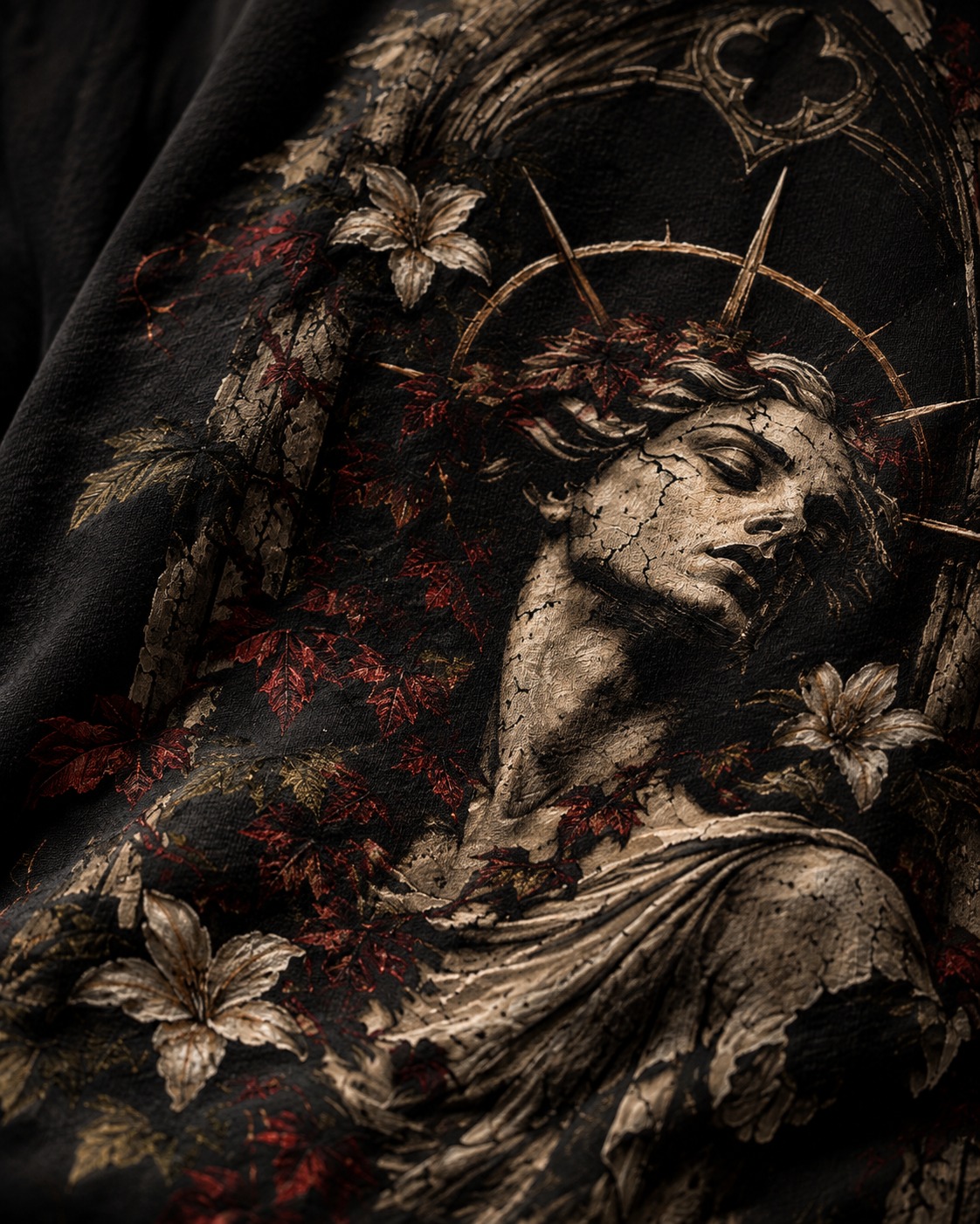 Detalle aplicado del diseño Devoción